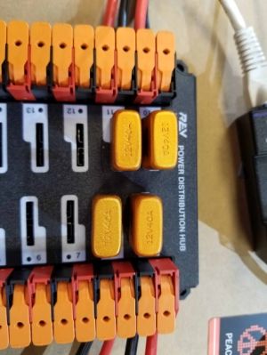 Installing 40A breakers in the PDP.