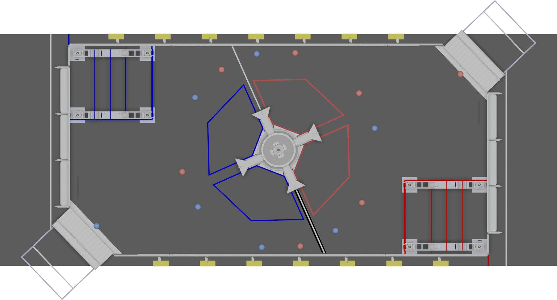 Rotated Rapid React field from 2022